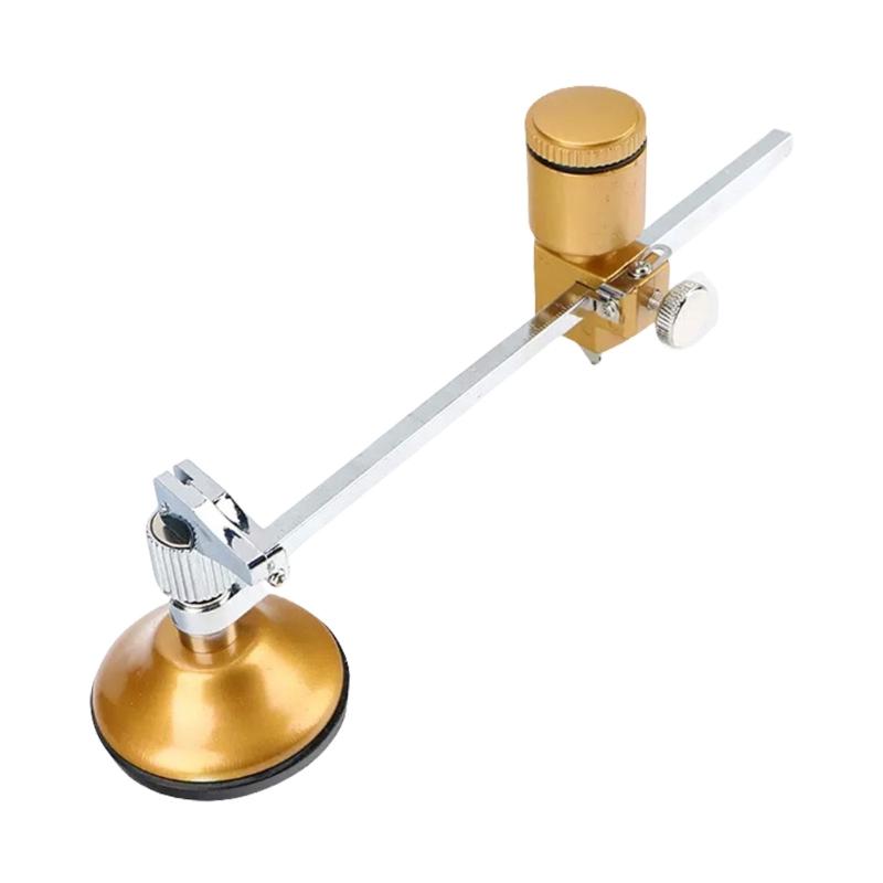Portable Circular Glass Cutter Calibrated with Round Knob Handle Suction Cup Adjustable Compasses Type Circular Glass