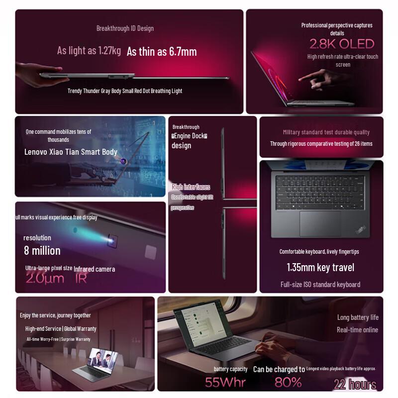 Lenovo ThinkPad X9-14 AI Edition Business Laptop (CN version)
