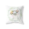 Cute Rabbit Giraffe Animals Children Room Decor Polyester  Cushion Cover Sofa Pillow  Home Decoration Throw Pillowcase