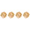 4Pcs 3MM Brass Wheel Hex Adapter Upgrage Parts for Axial SCX24 90081 1 24 RC Car