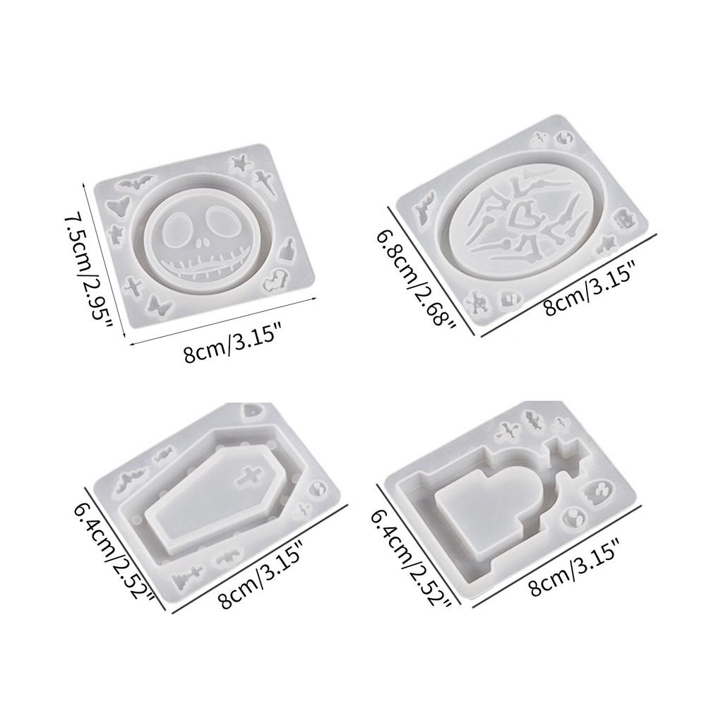 Creative Quicksand Mold Pendants Keychains Crystal Epoxy Resin Shaker Mould Soft Silicone Mold for DIY Crafts