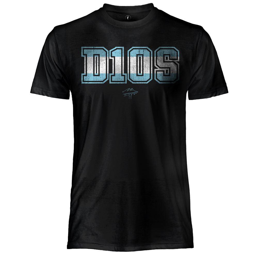 Genuine Official Diego Armando Maradona TShirt M10 Dios D10S S