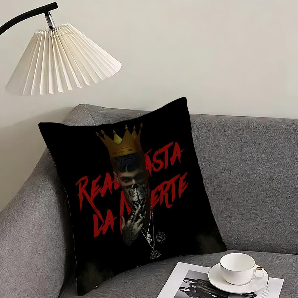 HHasta La MMuerte Hot Cushion Cover Pillowcase Ultra Soft Skin Friendly Fabric Cloud Like Comfort Concealed Zipper
