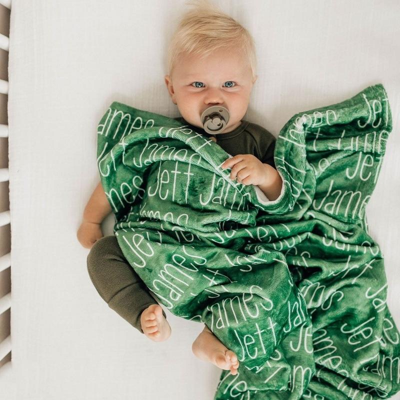 63 Farben Personalisierte Individuelle Flanelldecken Mit Namen Für Erwachsene Kinder Maßgeschneiderte Babydecke Buchstabe Geburtstagsgeschenk