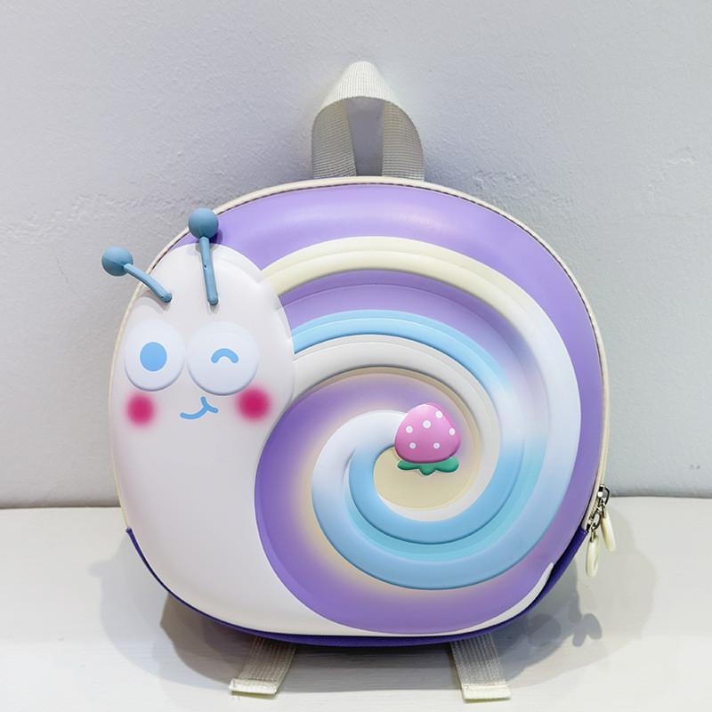 Baby Snail Oxford Cloth Eva Backpack With Breathable Mesh For Preschool Kids