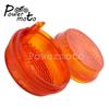 2/4 Universal Front & Rear Turn Signal Lens 2.75" Indicator Lense Cover For Honda Kawasaki Cruisers VTX VN Vulcan 1300 1600 1800