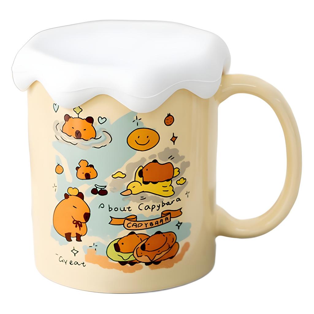 Korean Cute Cartoon Mug Ins High Value Water Cup Summer Student Water Cup Best Friend Couple Gift