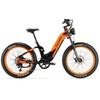 Cyrusher Trax 2.0 Blue/Orange/Gray 250W Bafang Motor, 52V 20Ah Battery, 26x4.0-inch Tires, 9-Speed Dual-Suspension Electric Mountain Bike