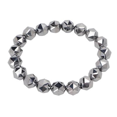 Pulsera de Cuentas de Terahercios Alivio de la Ansiedad Curación Relajante Portátil Pulsera de Piedra Energética de Terahercios con Cuentas