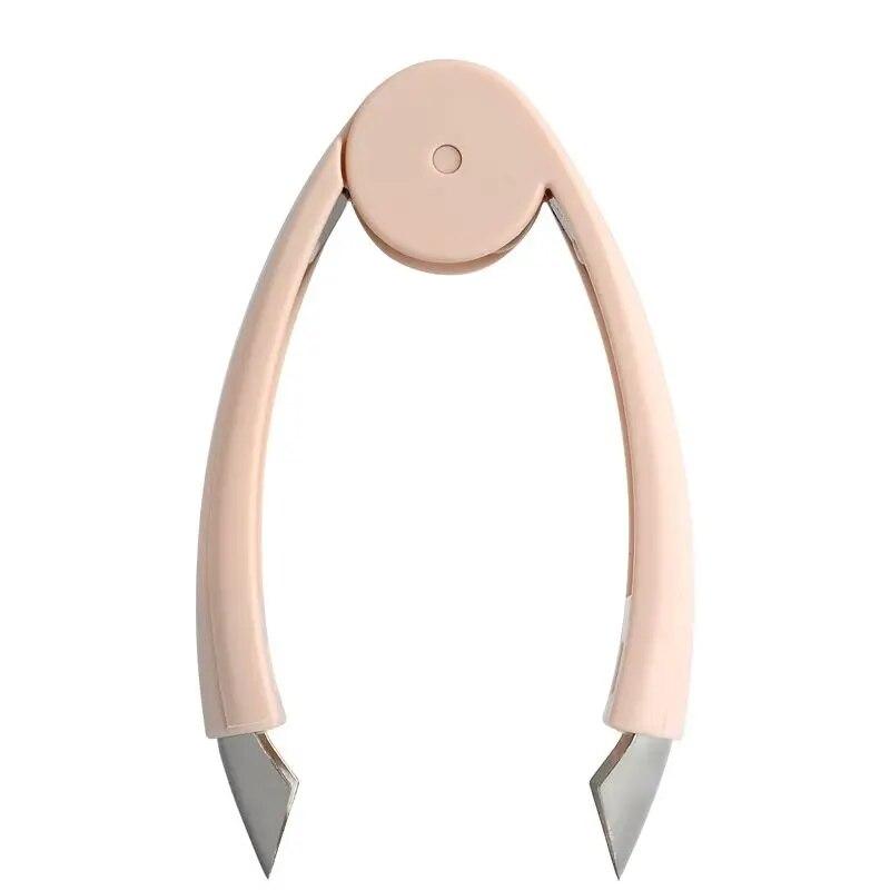 

Специальный зажим для выкалывания глаз из нержавеющей стали, многофункциональный инструмент для очистки ананасов без косточек, инструмент для выкапывания отверстий и удаления ножки розовый