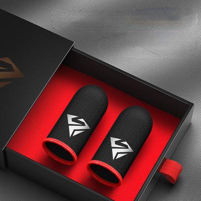 EIN Paar Für PUBG Gaming Finger Sleeve Atmungsaktive Fingerspitzen Schweißfest Anti-slip Fingertip Abdeckung Daumen Handschuhe Für Handy-spiel