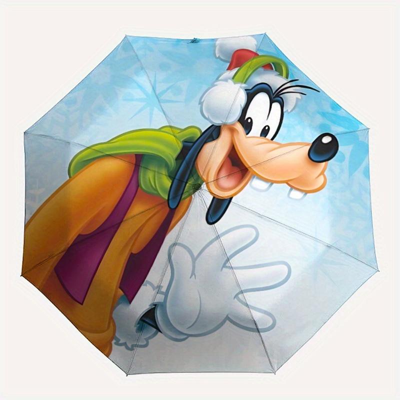 

1pc Goofy Automatic Umbrella | Portable Foldable 8-Rib Manual Open, Casual Accessory, Durable Canopy yy250823036