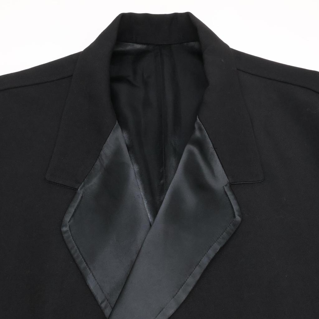 Yohji Yamamoto POUR HOMME 94AW HV-017-809 Puppet Period Wool Double Breasted Reversible coat M blackUsed