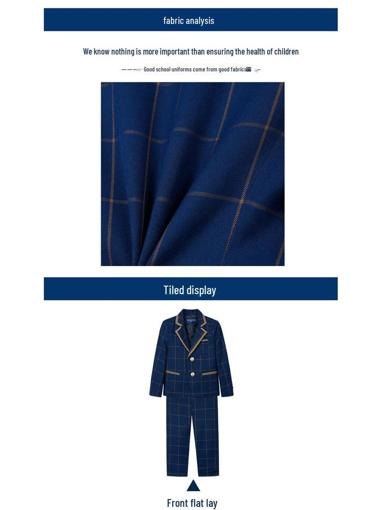 Children's British Academy Style School Uniform Set - Tuxedo and Kindergarten Variations