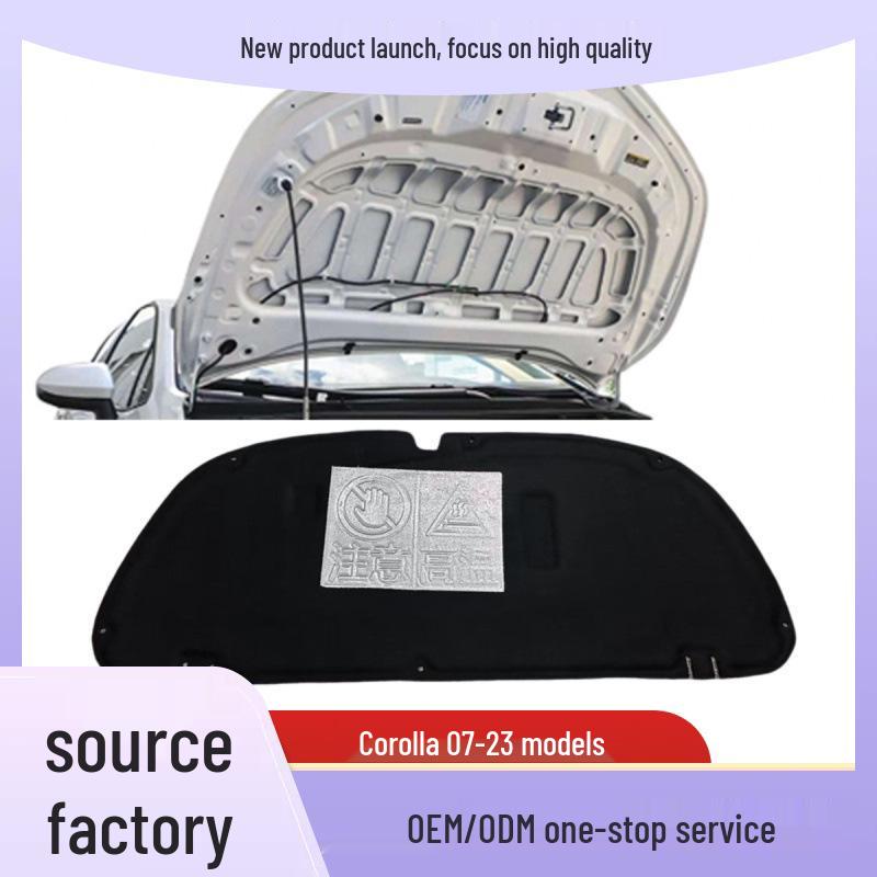 Toyota Corolla 07-25 Engine Hood Heat & Sound Insulation Cotton Stopper 07-13 Model - Original - Engine Hood