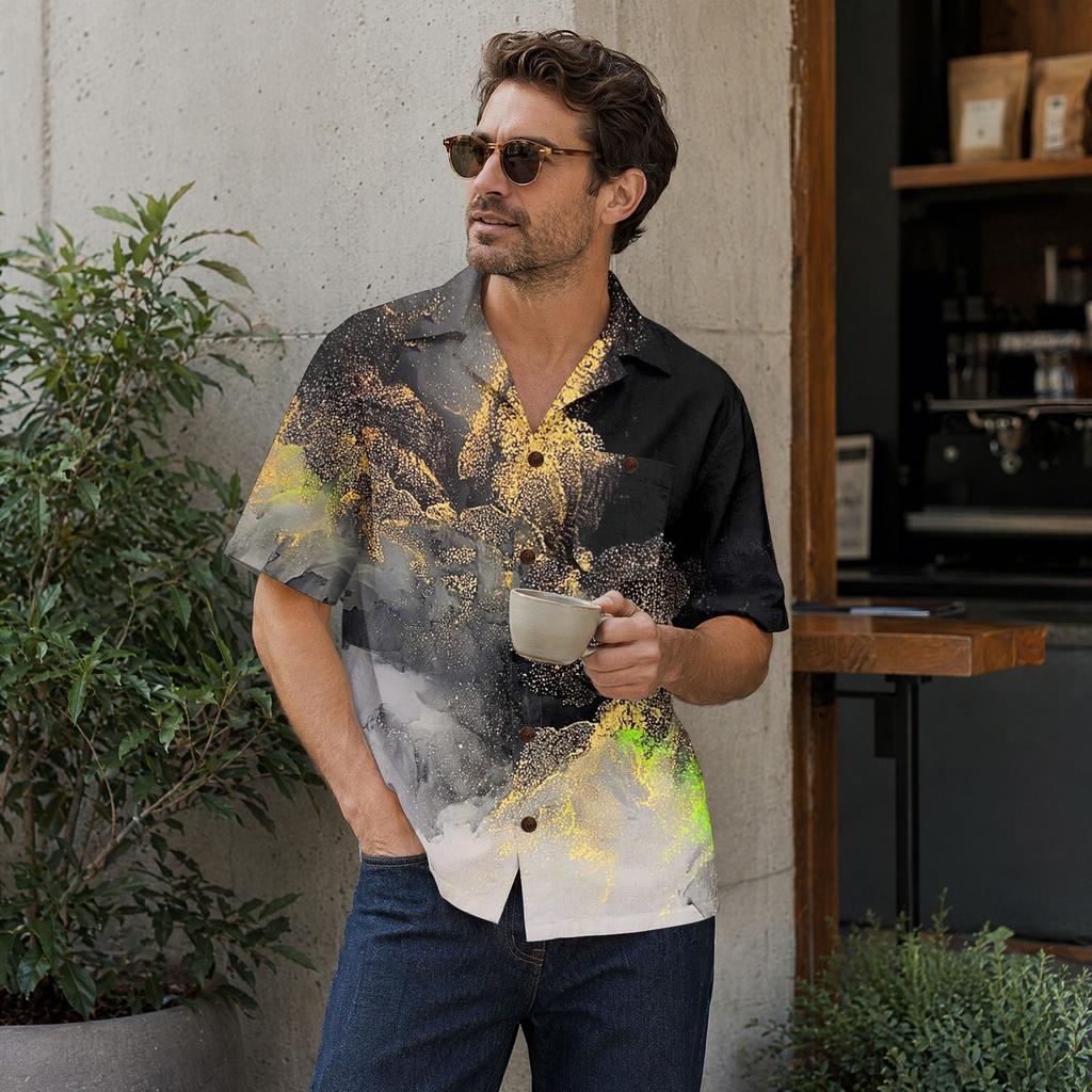 Mens Shirts Casual Button Down Shirt Men Short Sleeve Polo Shirts for Men Golf Shirts for Men Henley Shirts for Men