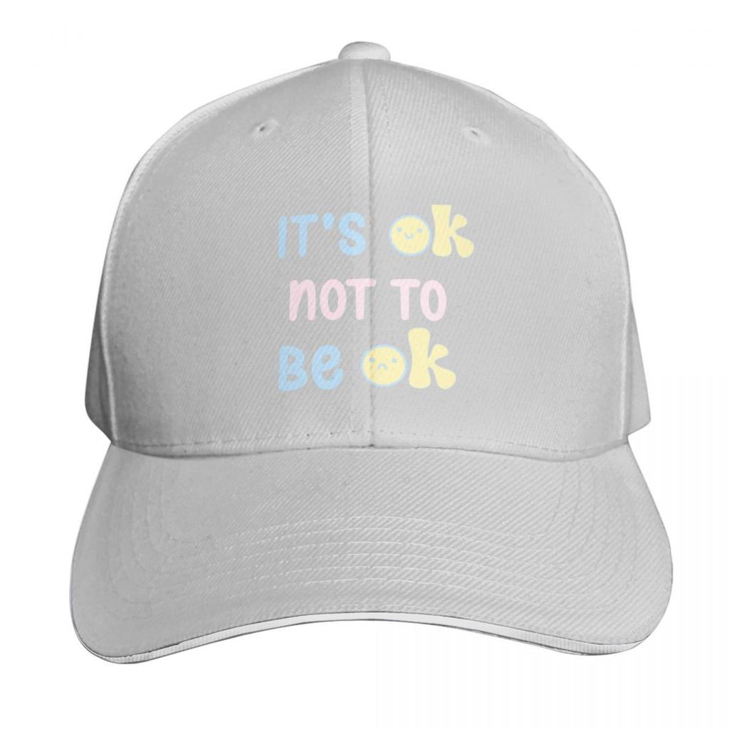 Its Ok Not To Be Ok Baseball Cap Moisture Wicking Quick Dry Curved Brim Classic Fit Low Profile Unstructured
