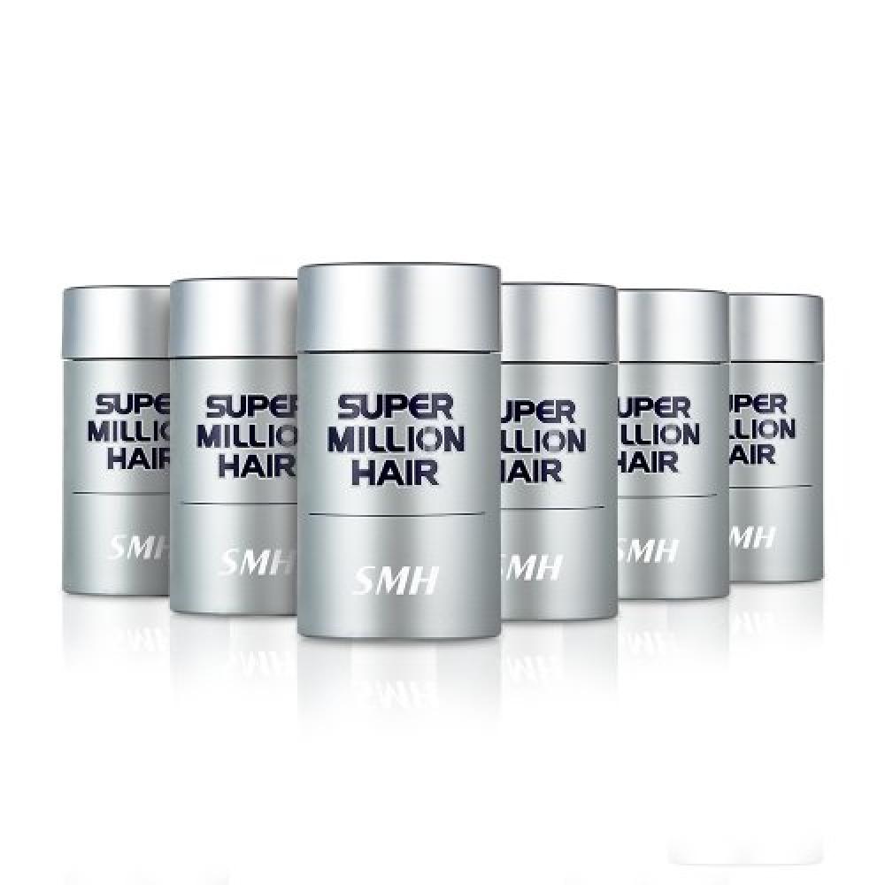 Super Million Hair Hair Powder 25g 6pack dark brown