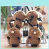 Cute Mini Plush Cockroach Doll Keychain With Ultra Soft Short Fur Material