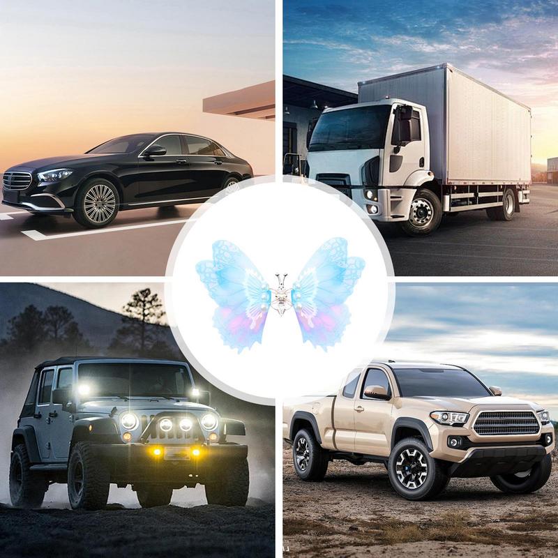 Car Vent Clip Diffuser Car Fragrance Diffuser & Oil Aromatherapy Stylish Butterfly-Shaped Decoration Long-Lasting Scent For Auto