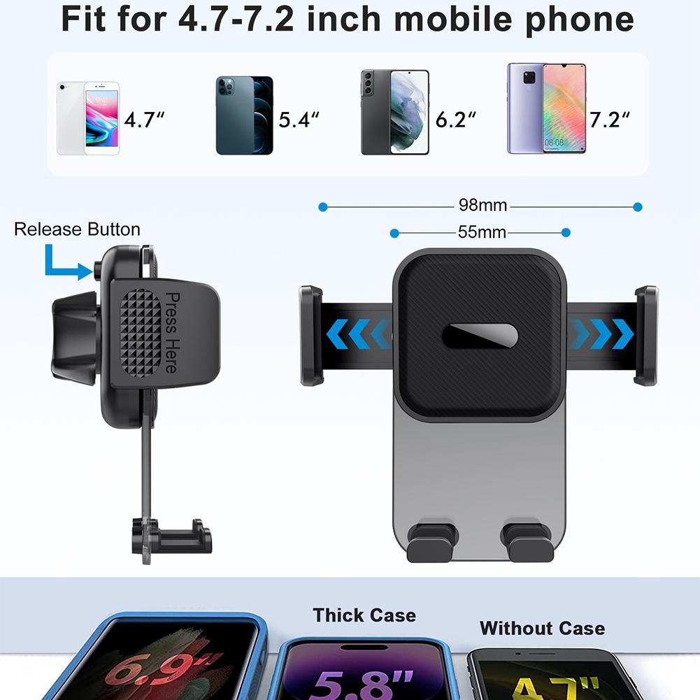 Car Phone Holder Air Vent Car Mount Universal Mobile Phone GPS Stand Air Vent Clip Hands Free Automobile Cradle Clip Stand