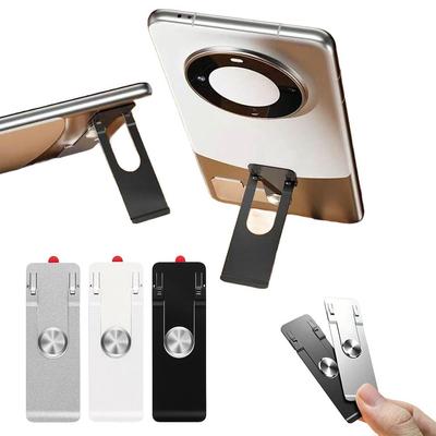 Ultra Thin Mini Folding Mobile Phone Kickstand Self-adhesive Replicate Tablet Stand Mount For iPhone iPad Holder Universal