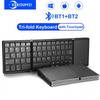 Třídílná klávesnice s touchpadem Tři Bluetooth klávesnice Přenosná mini klávesnice Dobíjecí klávesnice pro PC Windows Android IOS