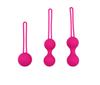 3PCS Silicone Kegel Exercise Balls Set for Pelvic Floor Muscle Training with Different Sizes and Weights for Women