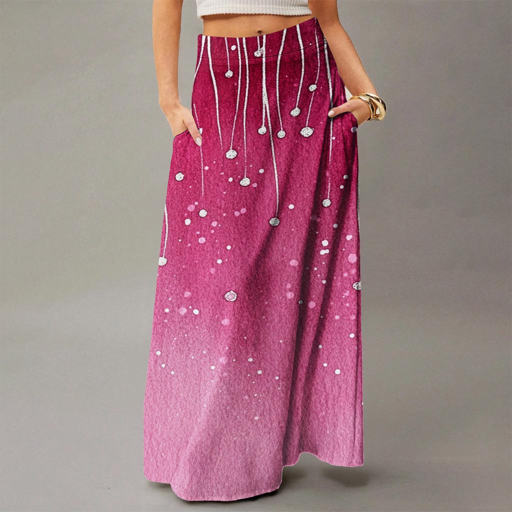 Women's Flowy Maxi Dress Regular Casual Summer Bohemian Skirt