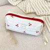 Cherry Embroidery Cosmetic Bag Handbag Canvas Bag Coin Purse Cosmetic Bag Makeup Bag Travel Bag Storage Bag