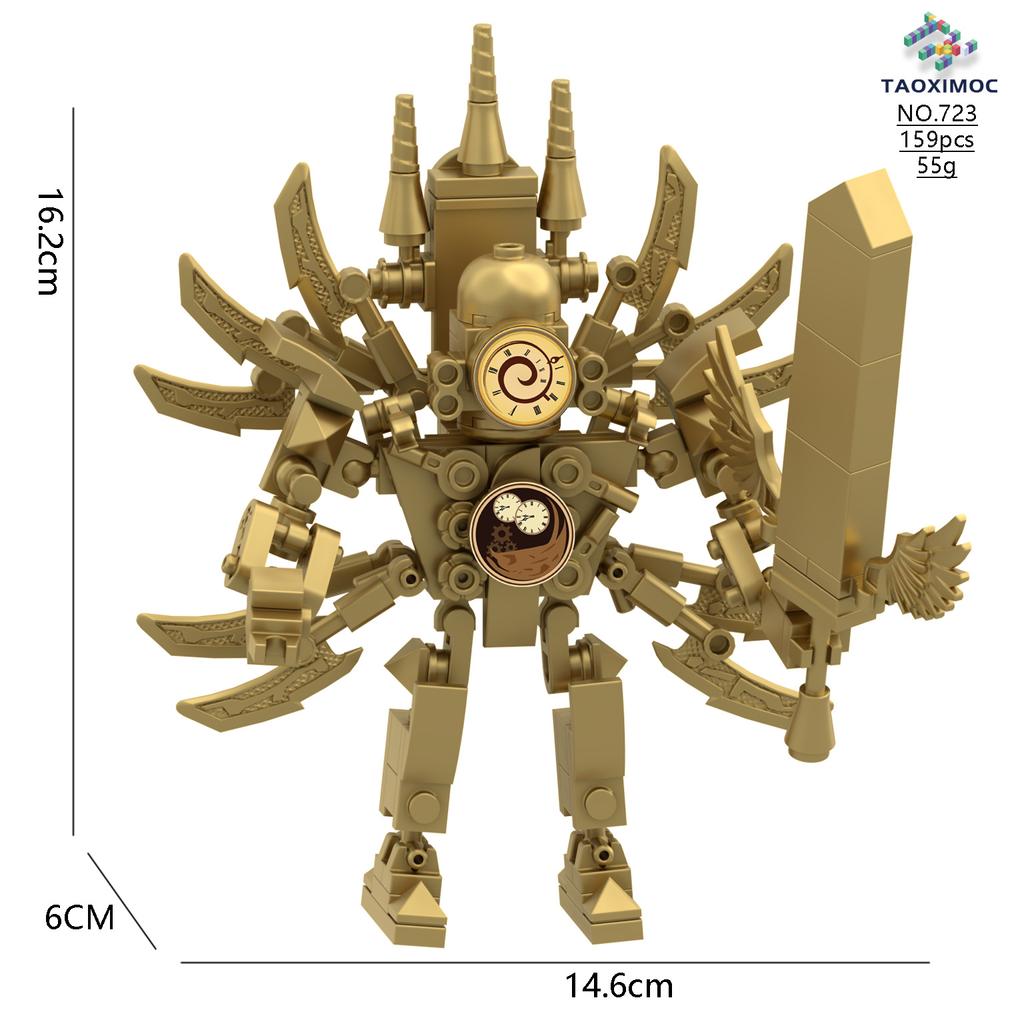 Skibidi Toilet Titan Tv Man Speakerman Horror Game Bosses Camara Building Block Cartoon Doll Model Kids Birthday Halloween Gift