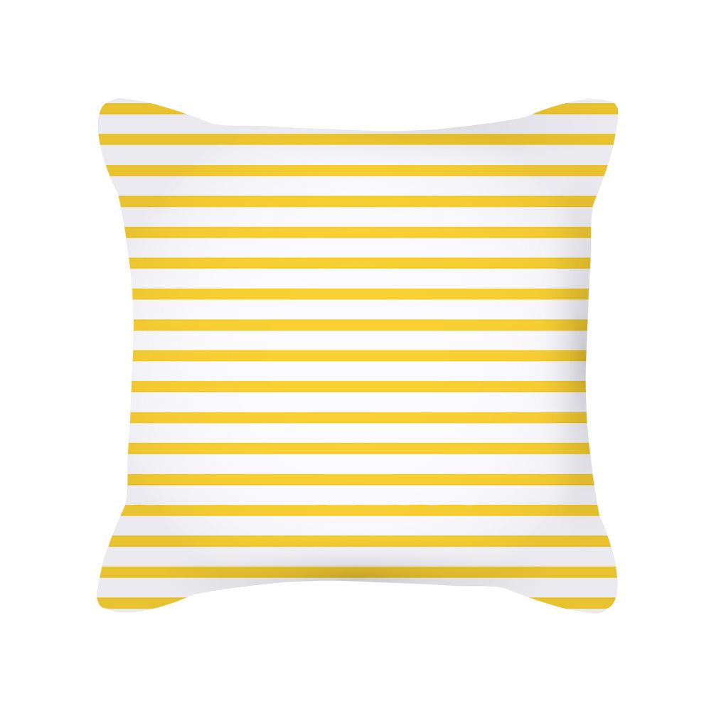 Modern Simple Geometric Pillow Nordic Style Peach Skin Bedside Cushion Cover Waist Pillow Cover New Home
