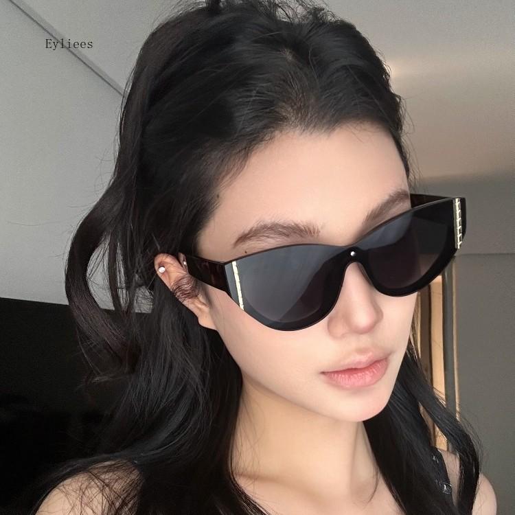 Luxury  Designer Cat Eye Sunglasses Women For Female Fashion Vintage Sun Glasses Punk Shades Popular Eyeglasses