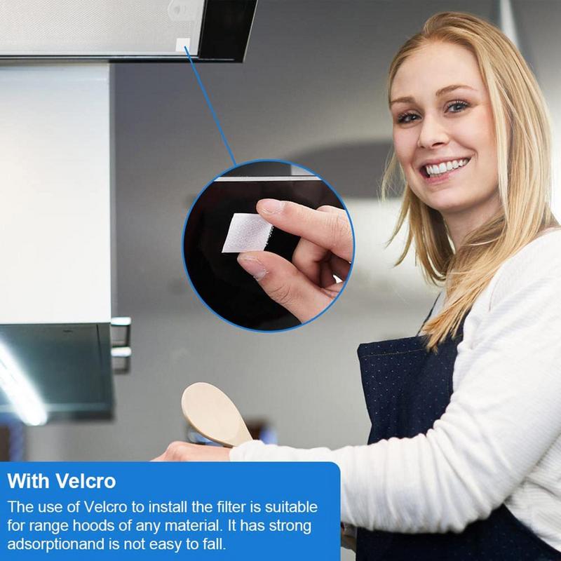 Range Hood Oil Filter Paper 10m Non-woven Oil Absorbing Sheets With 8 Magnets Cooker Hood Extractor Fan Kitchen Tools To Filter