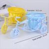 Rattan Bicycle Flower Basket Decorative Bike Planter New Woven Flower Basket  Indoor Decoration