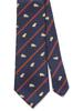 COLORATA Capybara Necktie x Silk Jacquard Gift (145 8.5cm / Navy/Striped / 100% / Weave) Animal/Animal