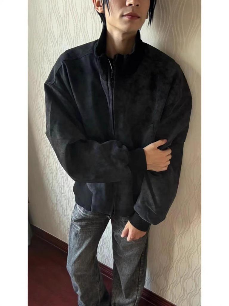 2025 Men's Trendy Loose Baseball Jacket - Spring/Autumn Casual American Fashion for Couples