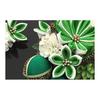 [SOUBIEN] Coming-of-Age Ceremony Hair Accessories, Graduation Kimono Hakama 2-Piece Set: Chrysanthemum, Flower Corsage, Decorative Cord, Tassel,