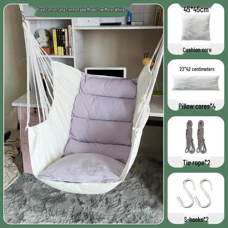 Thickened Anti-Rollover Swing Chair for Dorms, Bedrooms, Balconies