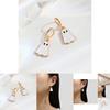 Cute And Playful Gold Ghost Earrings For Women Perfect For Halloween Festivities