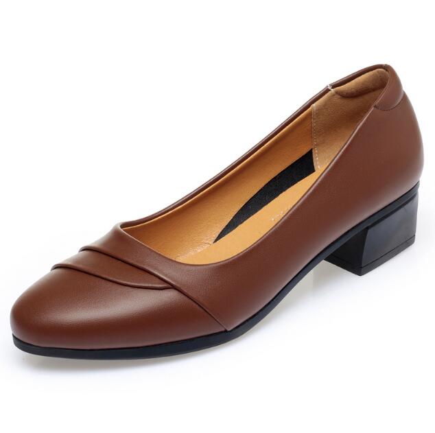 Spring Autumn Woman Shoes 2025 Shallow Mouth Elegant Office Shoes Female Pumps Fashion Black Women Work Shoes Size 35-42