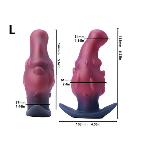 Large Sex Toys, Huge Prostate Silicone Trainer, Large Anal Wearable Soft Long Anal Dilator
