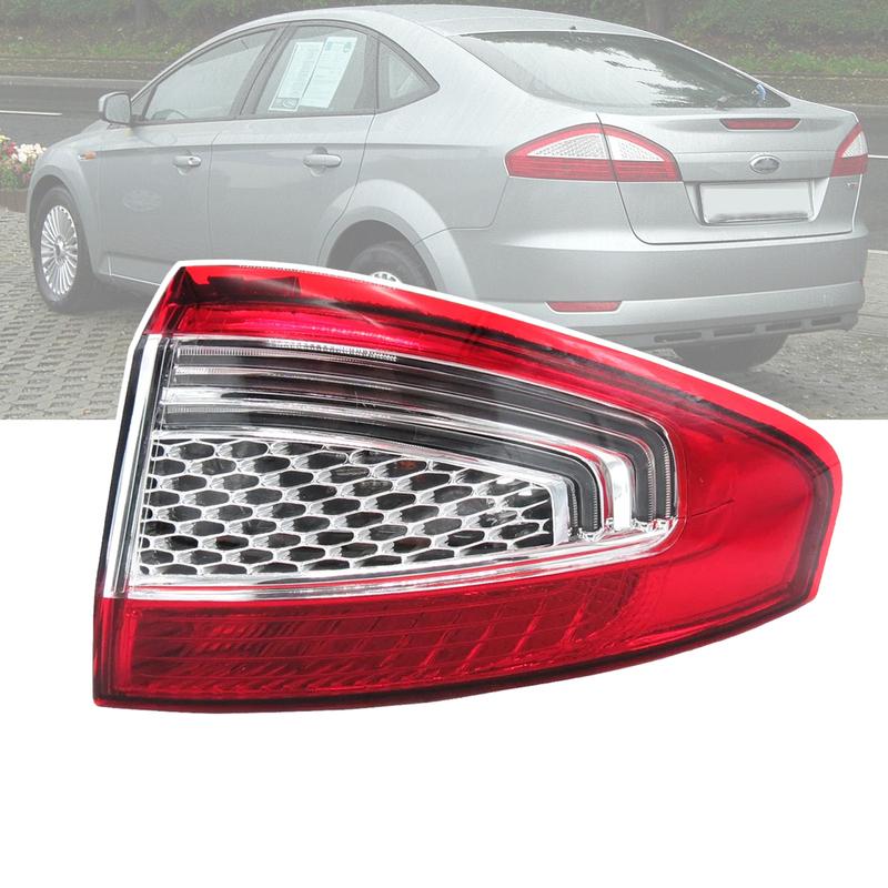 Rear Left / Right Outer Tail Lamp Taillight Housing for Ford Mondeo MK4 IV 2007 - 2010 Bumper Corner Light 1717217 7S7113404AD