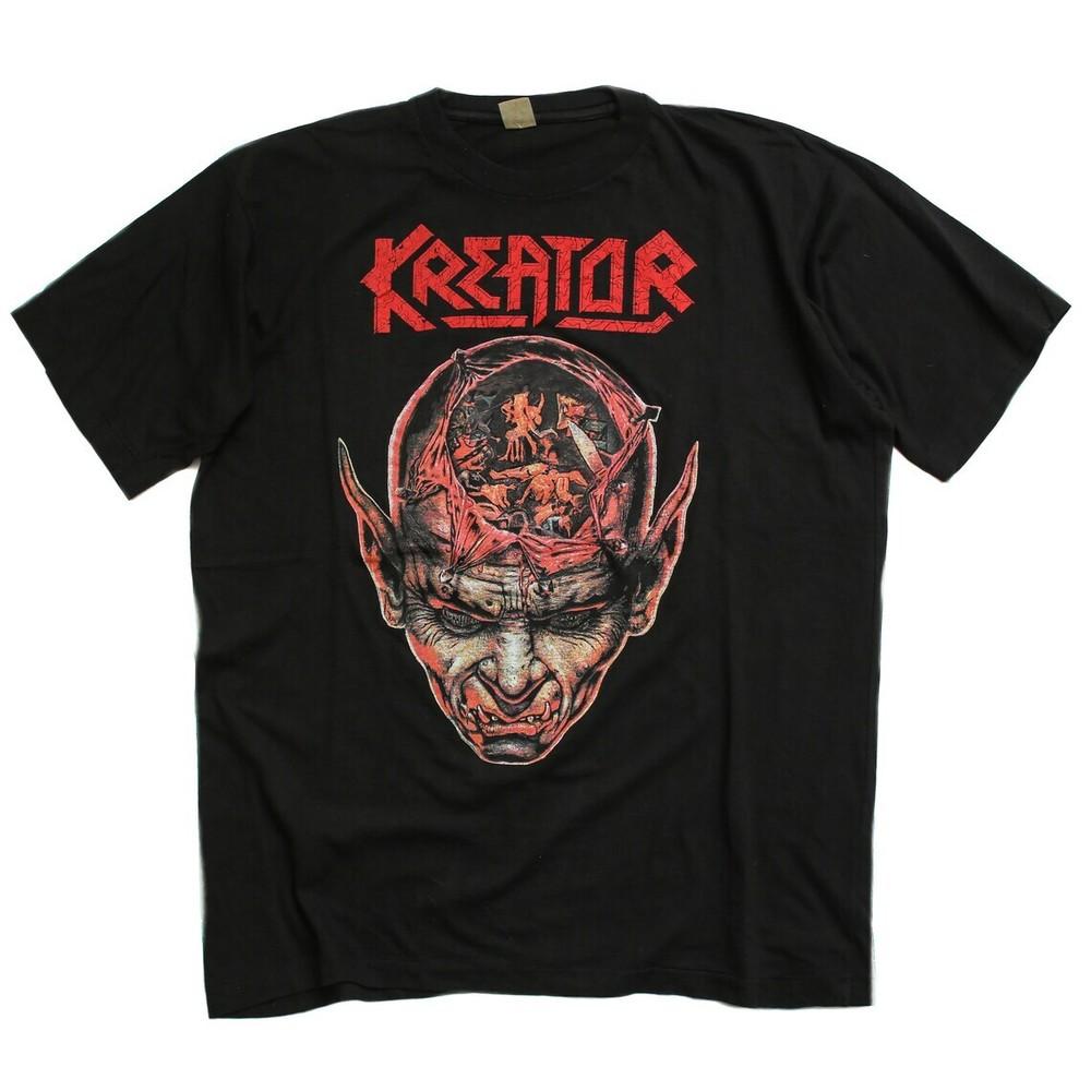 Remake 2 sided 90s KREATOR Coma Of Souls Band T-Shirt cotton TE6046 Unisex T-Shirt L
