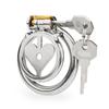 Flat Chastity Lock for Men Metal Chastity Devices Urethral Plug High Comfort Anti Cheating Dormant Lock Sex Toy for Couple SM