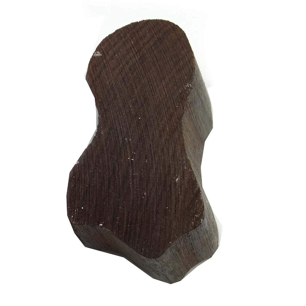 Paisley Border Stamp Textile Printing Block Brown Handcarved Stamp Wooden