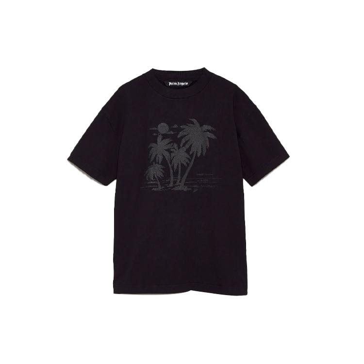 PALM ANGELS X Team Wang Palm Trees T shirt PMAA001G21JER0101010