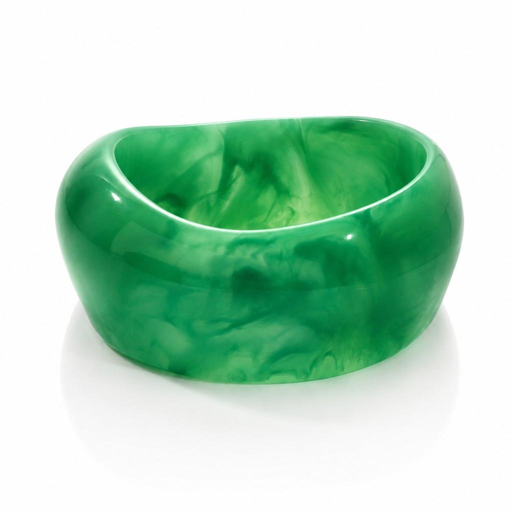 Hot Sale Smudge Coffee Resin Bracelet Ladies Arc Bracelet Girlfriend Ring Fashion Premium Jewelry