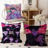Anime KPop Saja Boys D-Demon H-Hunters Stitch Lucky Dragon Pillow Cover Sofa Cushion Cover Home Room Decoration Children Gift