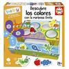 Educational Toy - EDUCA - Discover the Colors with Greta the Butterfly - Bilingual ES-EN - Resistant Cardboard - 2-4 Years